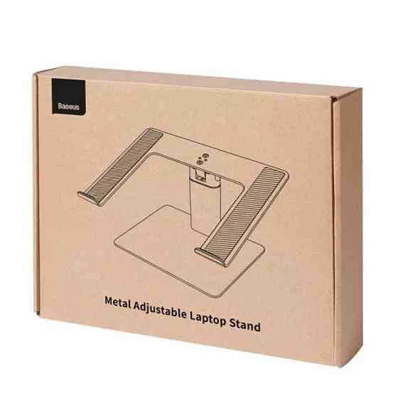 Підставка Baseus Metal Adjustable Laptop Stand Silver Київ