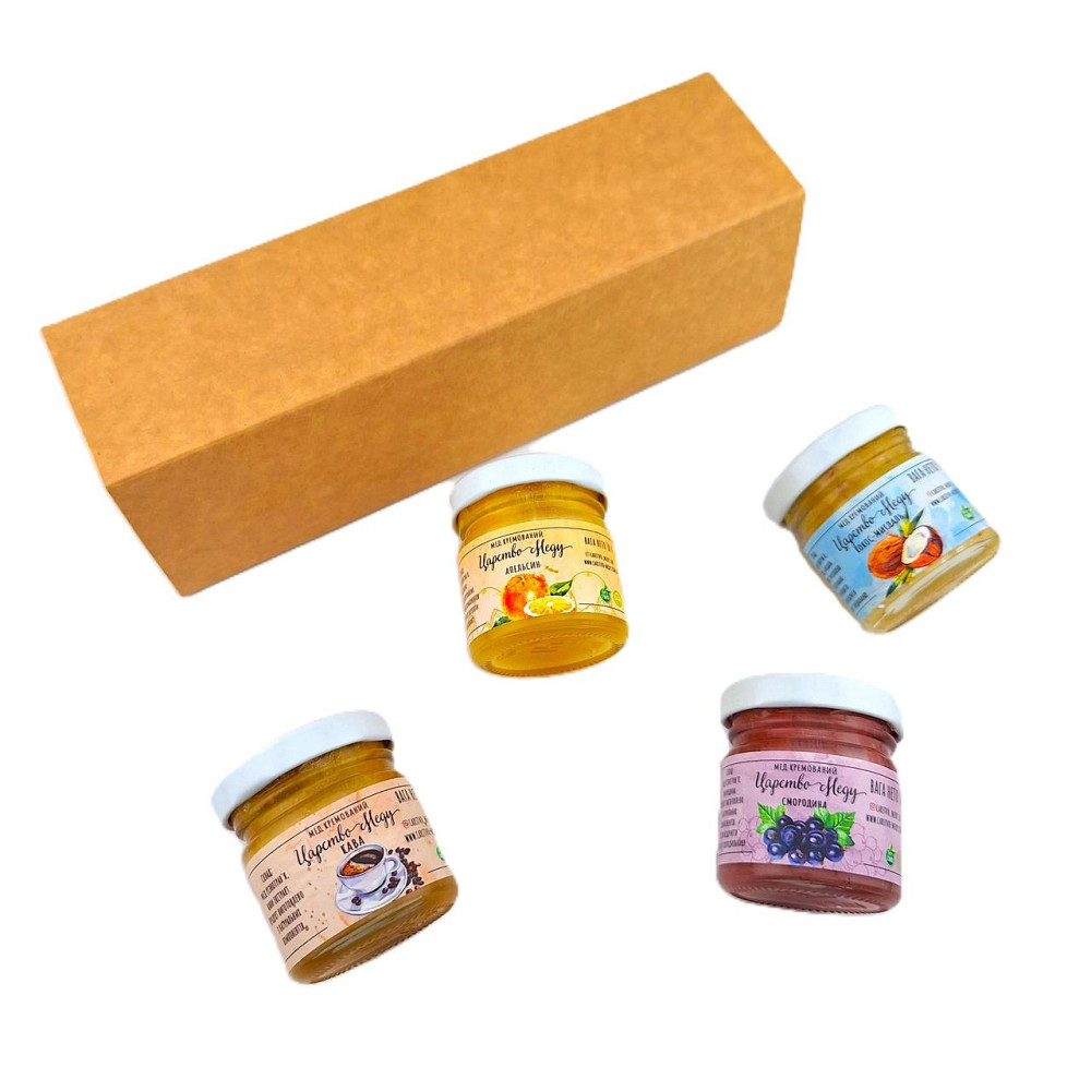 Крафтовый пинал 20*5 см без окошка с 4 шт по 50 грамм крем мед Одесса - изображение 2