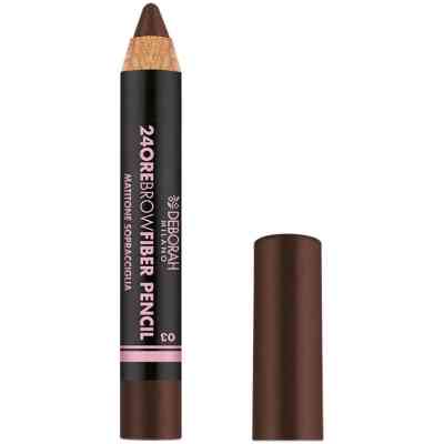 Карандаш для бровей Deborah 24ORE Brow Fiber Pencil 03 - Dark Brown (8009518160697) Винница