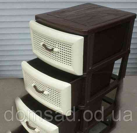 Пластиковий комод Гігант. 4 ящики. 92х40х50. Одеса