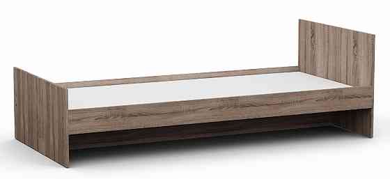 Ліжко односпальне L-12, Дуб Сонома Трюфель, 2032х932х650 Львів