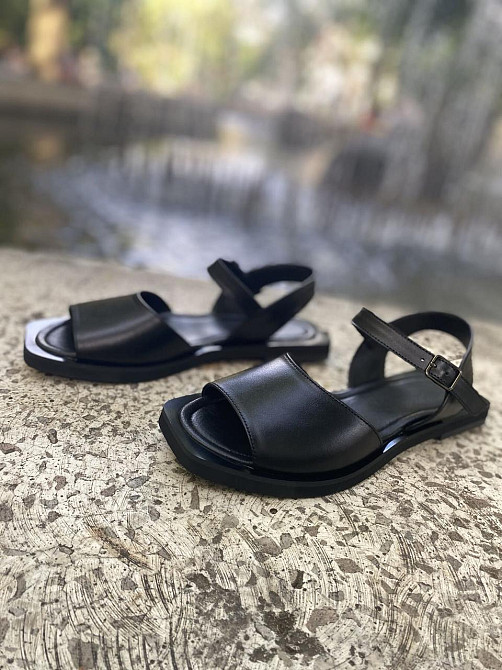 RONE Босоніжки жіночі RONE 543 чорні (літо, шкіра натуральна) (4017) Коломыя - изображение 4