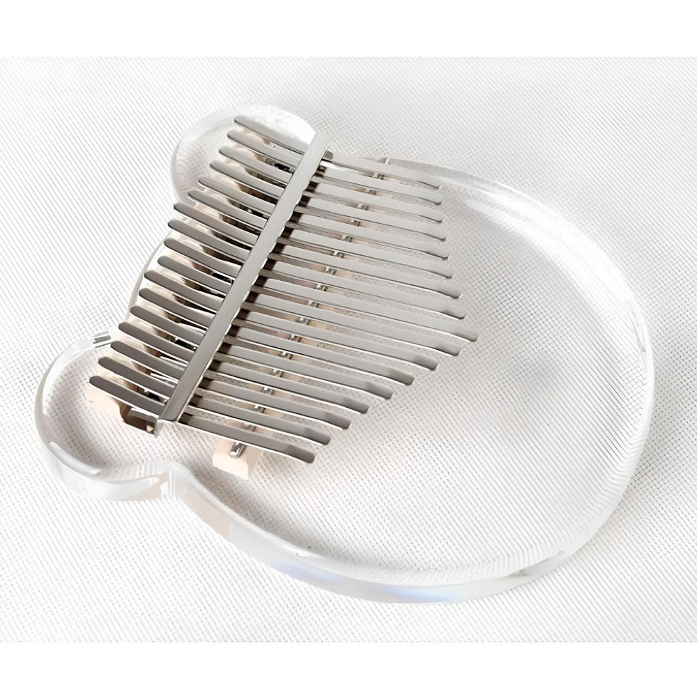 Калимба из акрила RESTEQ, Прозрачная калимба Bear, тон С, Калимба на 17 язычков, Kalimba с цельным резонатором Киев - изображение 5