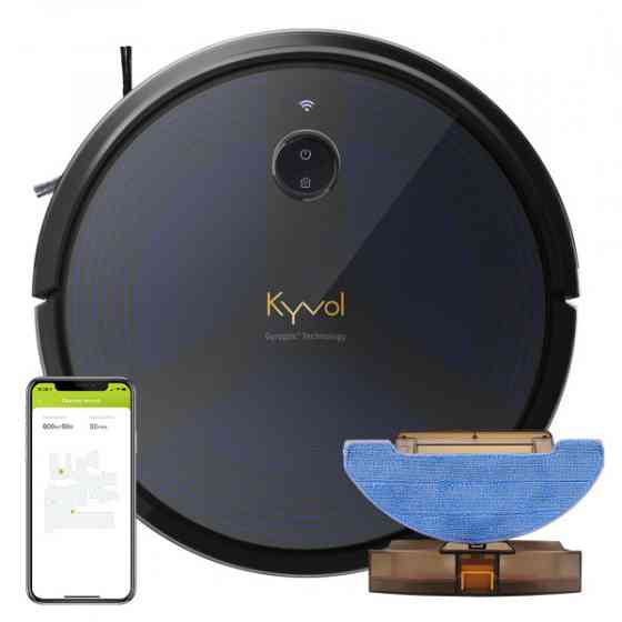 Робот пилосос Kyvol D6 Gyroptic navigation/3200 mA/3000 pa/Wet and Dry/Android+IOS (Kyvol D6) Київ