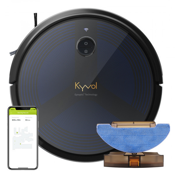 Робот пилосос Kyvol D6 Gyroptic navigation/3200 mA/3000 pa/Wet and Dry/Android+IOS (Kyvol D6) Київ - фото 3