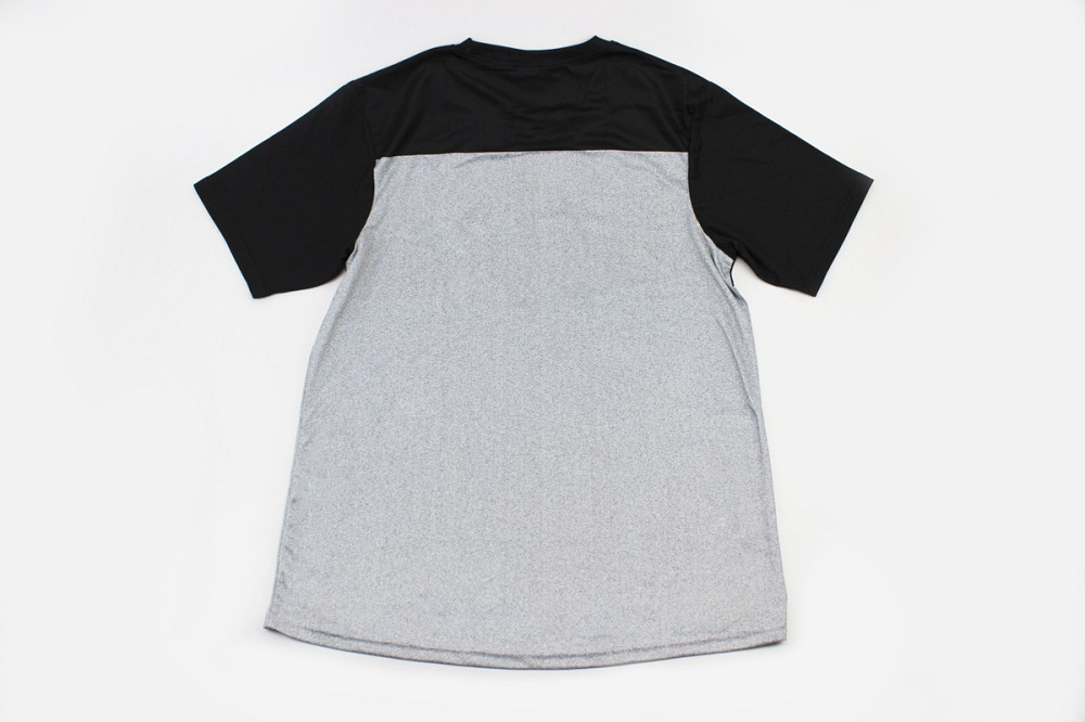 Футболка (Джерсі) чоловіча M-(Polyester 100%), короткі рукави, вільний крій, чорно-сіра, НЕ оригінал Киев - изображение 2