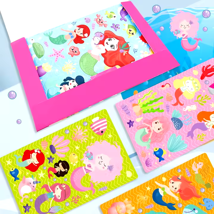 Набір багаторазових наклейок Keybaby з великою сценою для творчості, у кольорі Unicorn Кам'янець-Подільський - фото 3