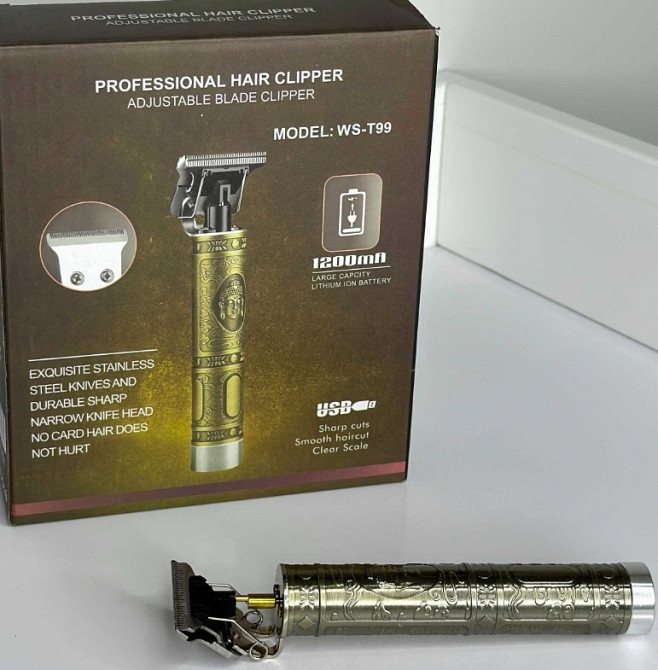 Тример для окантування Professional Hair Clipper WS-T99 (Будда) Харків - фото 2
