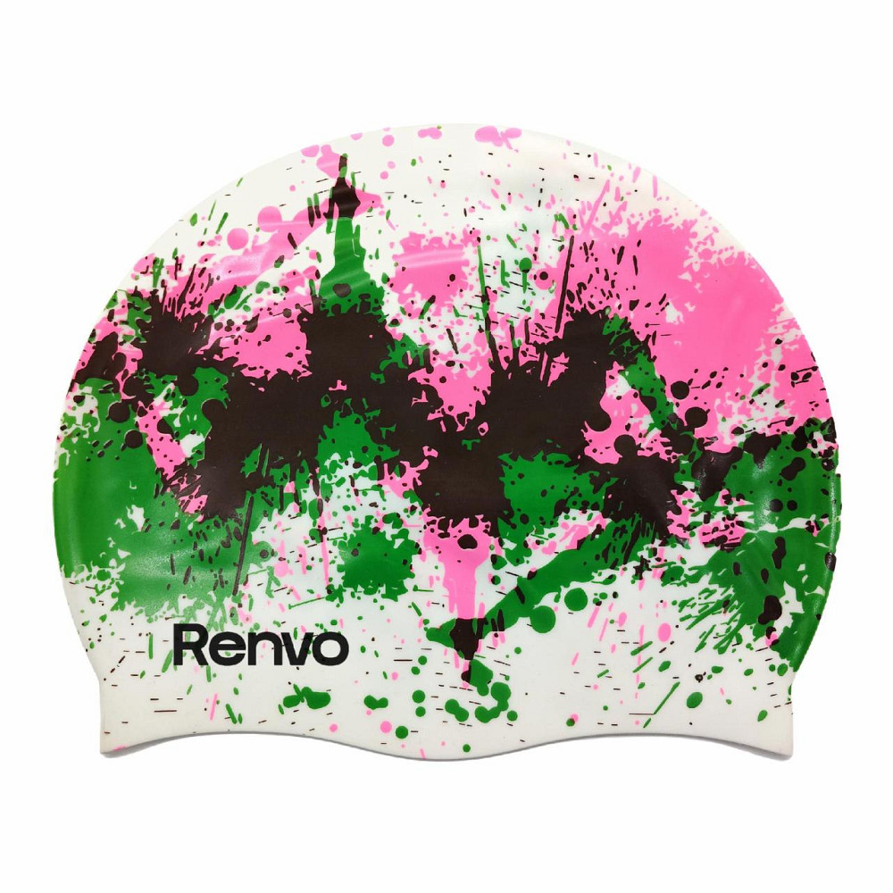 Доросла шапочка для плавання Renvo Kerio Splash Різнокольоровий Уні OSFM (2SC150-0314) Киев - изображение 1