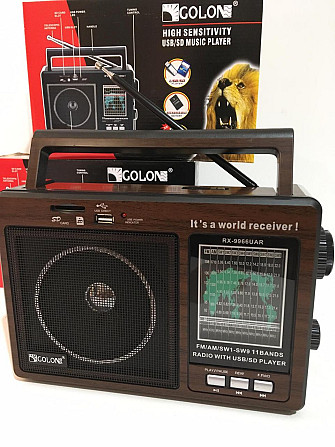 Радіоприймач GOLON-RX 9966 /USB+SD (16 шт) Київ - фото 1