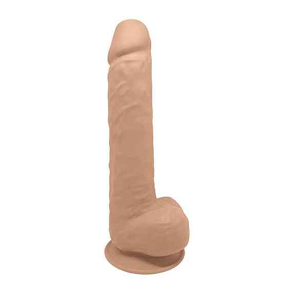 Фалоімітатор SilexD Kingston Flesh (MODEL 15in), двошаровий, силікон+Silexpan, діаметр 7 см Sex Aura Київ