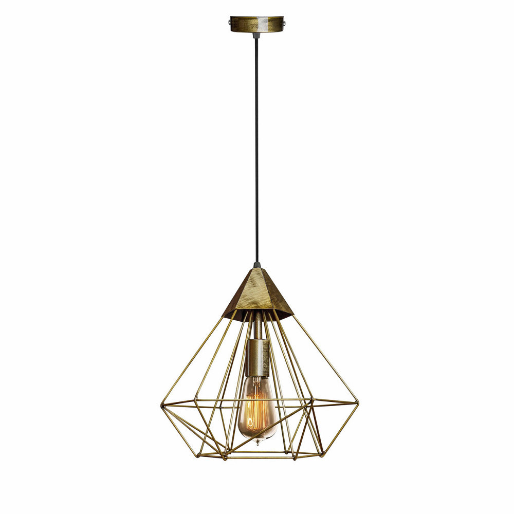 Подвесной светильник лофт Е27 Crystal NL 0538 BN бронза Киев - изображение 1