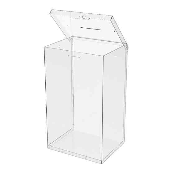 Ящик EKOSTAR с замком для пожертвований и сбора денег 250x200x420. Объем 21 литров Киев