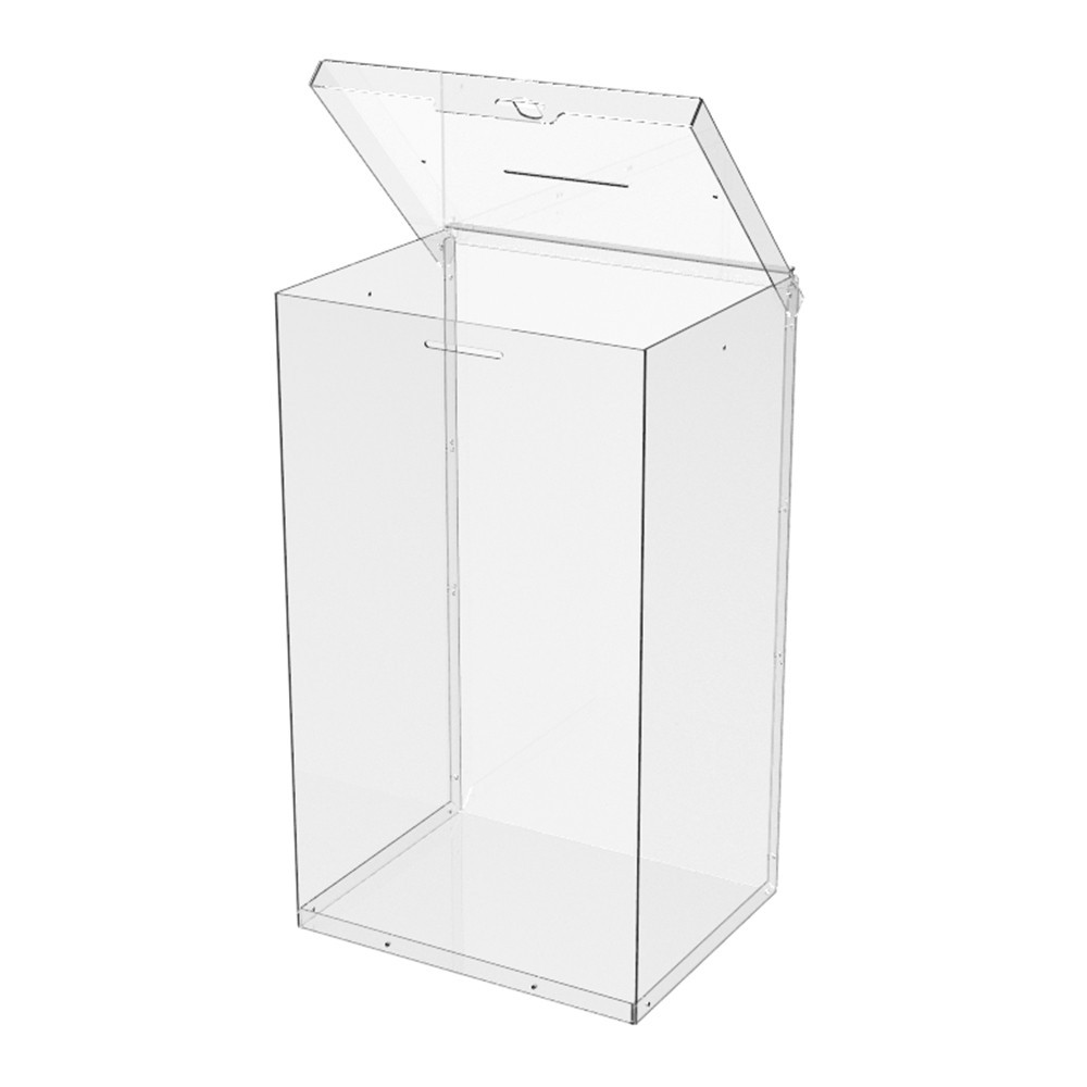 Ящик EKOSTAR с замком для пожертвований и сбора денег 250x200x420. Объем 21 литров Киев - изображение 5