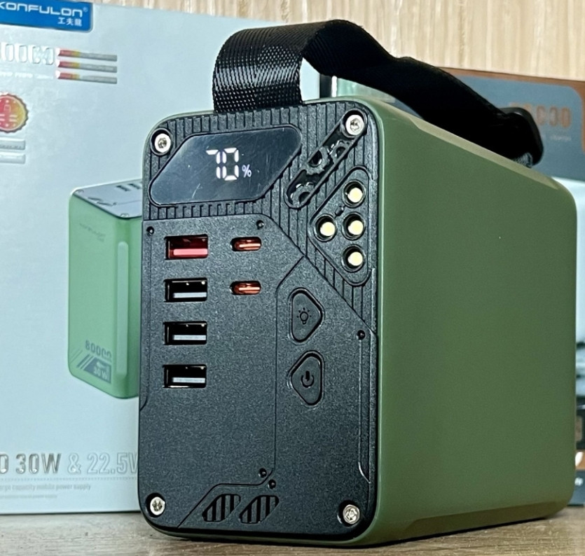 Мощный! Power bank 80000. Супер быстрая зарядка 30W. Оригинал 100% Киев - изображение 3