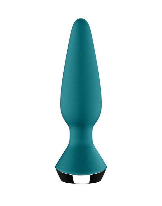 Анальна пробка з вібрацією Plug-ilicious 1 petrol Sex Aura Київ - фото 4
