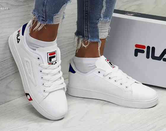 Женские Кроссовки FILA Белые Кеды Фила Кожаные (размеры: 36,37,38,39,40,41,42,43) Видео Обзор Днепр