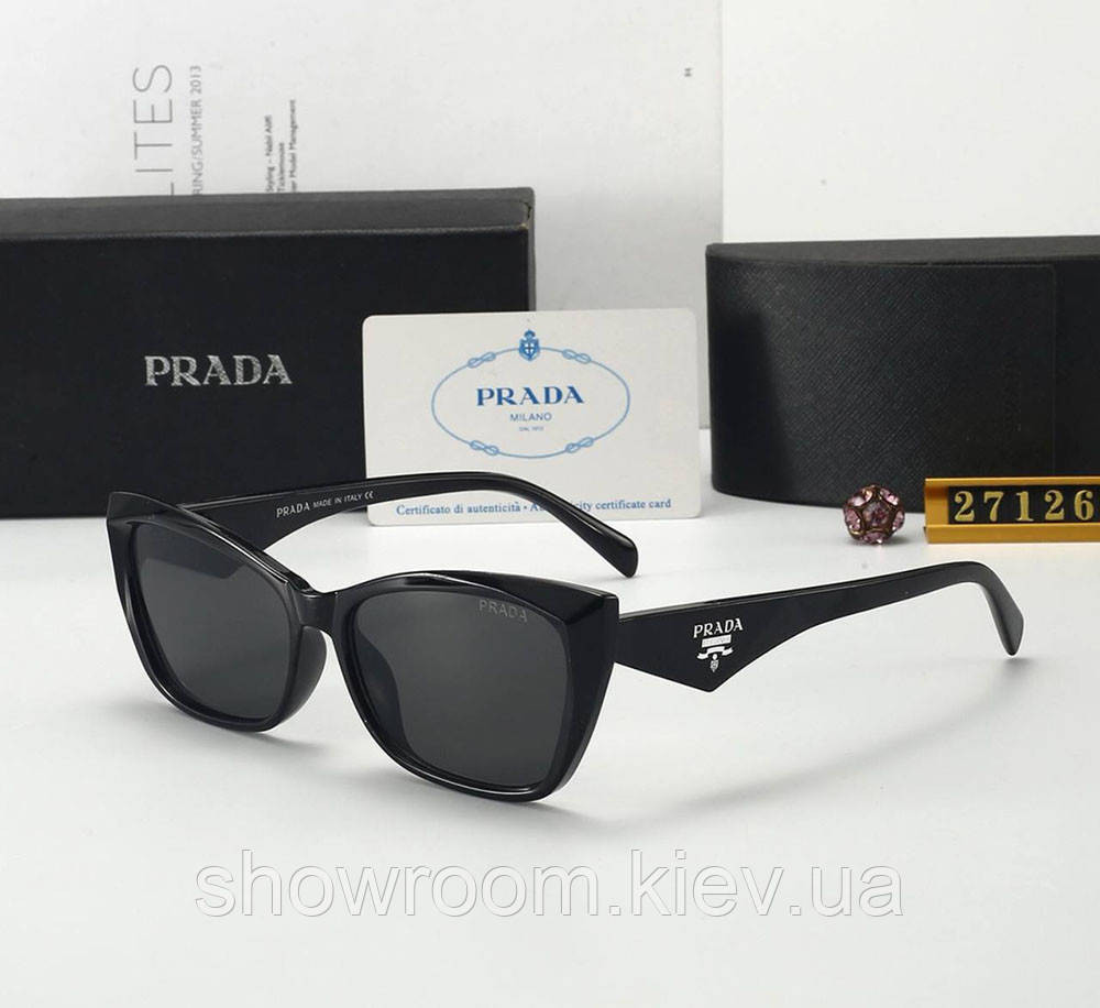 Жіночі окуляри від сонця Pr (27126) black Київ - фото 1