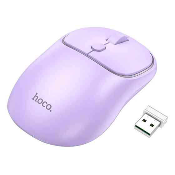 Миша Hoco GM25 Royal dual-mode business wireless mouse Romantic Purple (6942007608541 ) Киев
