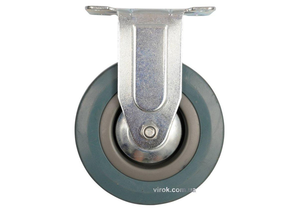 Колесо до візка Ø=125 мм, b=27 мм VOREL; сіра гума, зі штивною опорою; h=161мм, навантаж.- 50 кг[25] Одеса - фото 1