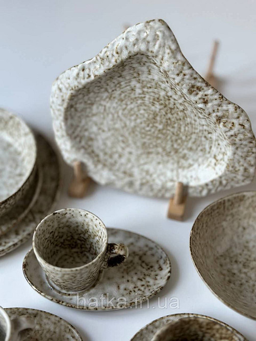 Салатник фігурний Olens "Нормандія" 28*24*3,4 см кераміка для дому та ресторану Київ - фото 3