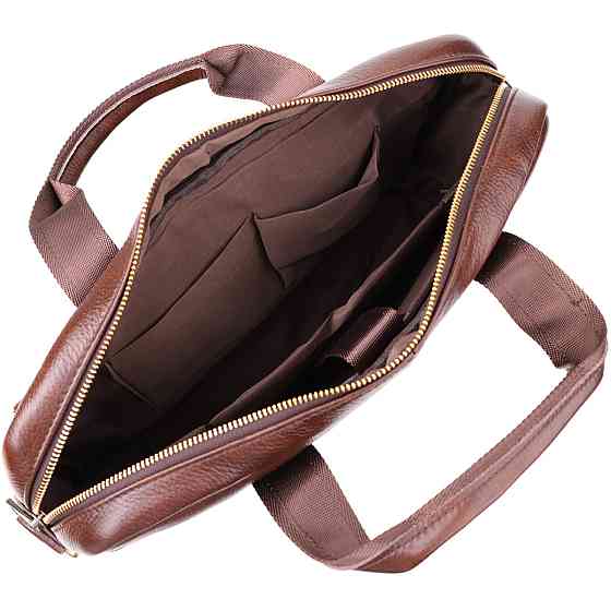 Портфель для мужчин из натуральной кожи Vintage 23040 Коричневый Киев