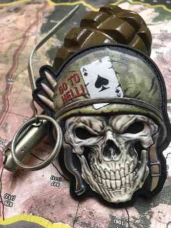 Патч / шеврон “Skull.Go to hell” Запоріжжя