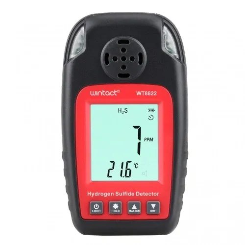 Газоанализатор монитор сероводорода H2S (0-100 μmol/mol) WINTACT WT8822 Чернигов - изображение 1