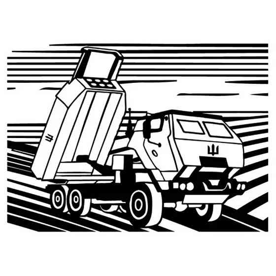 Картина-трафарет для раскрашивания песком А4 