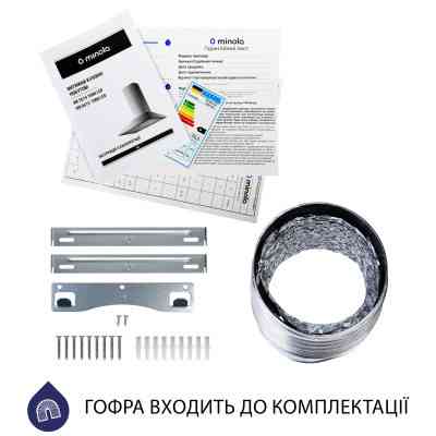 Вытяжка кухонная Minola HK 6614 WH 1000 LED Винница