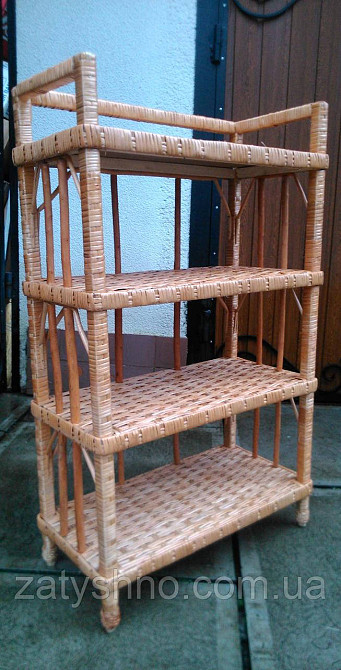 Стеллаж плетеный на 5 полок Киев - изображение 3