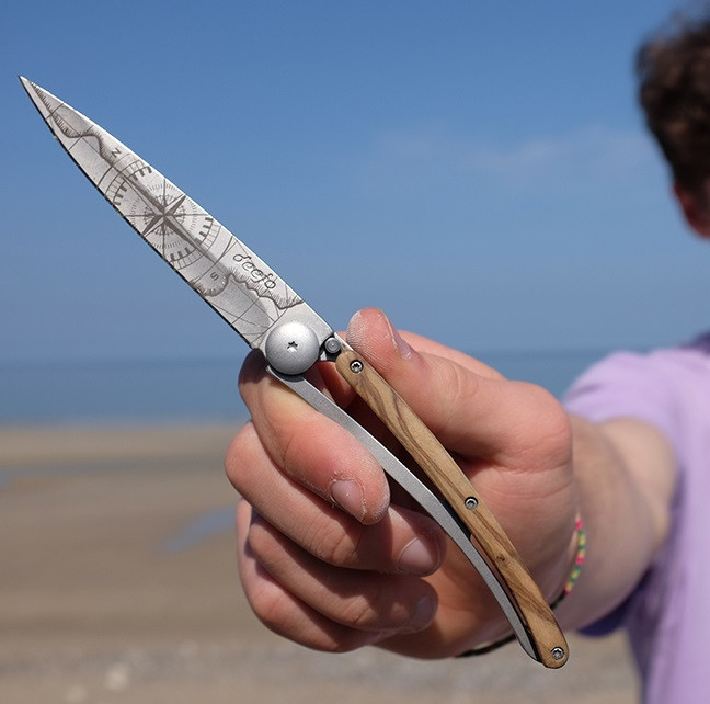 Універсальний Складаний Ніж з лазерним гравіюванням Невідома земля Deejo "37 грам" (1CB000054) Сталь Нововолинськ - фото 9