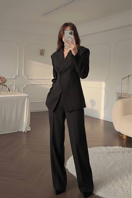 Женский стильный классический костюм двойка люкс + подкладка и плечики Одесса - изображение 2