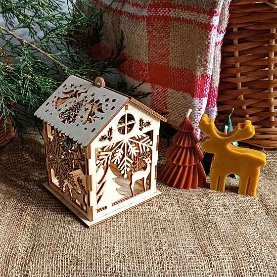 Різдвяний ліхтарик для святкового подарунку 14 см Ірпінь