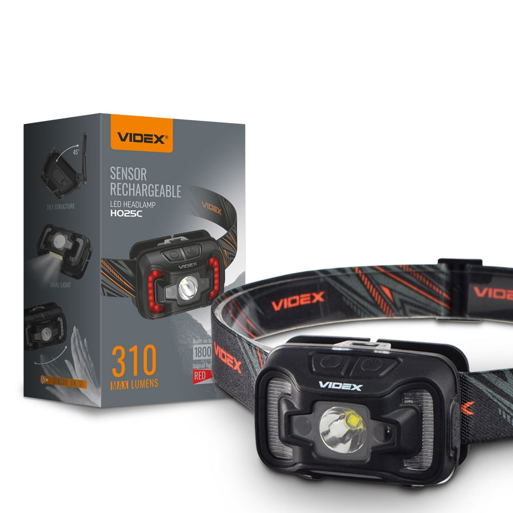 Світлодіодний ліхтар H025C VIDEX 310Lm 5000K Київ - фото 1