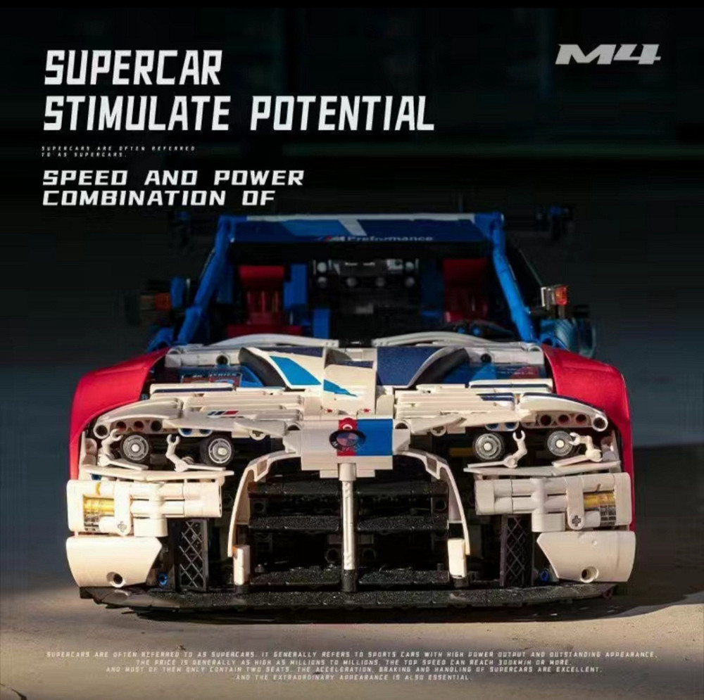 Конструктор машинка Technic  BMW M-4 маштаб 1:8   4556 деталей Київ - фото 4