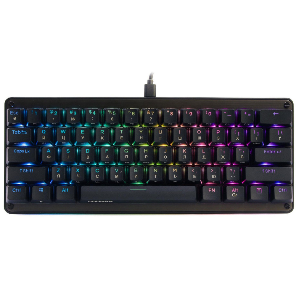 Клавіатура Cougar Puri Mini RGB Black Чорний Харків - фото 1