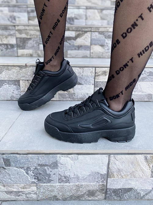 LB Кросівки жіночі LB L-225 чорні (весна-осінь, еко-шкіра) (2487) Коломия - фото 2