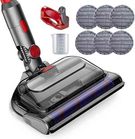 Миюча щітка для пилососу Dyson V7 V8 V10 V11 V15 Насадка для миття підлоги для Дайсон з LED-підсвітк Київ