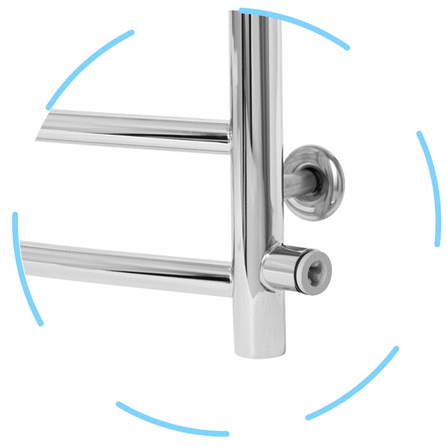 Водяной полотенцесушитель LARIS КЛАССИК П8 500 Х 800 Киев - изображение 5