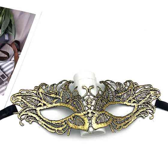 Маска із мережива one size золотистий Київ