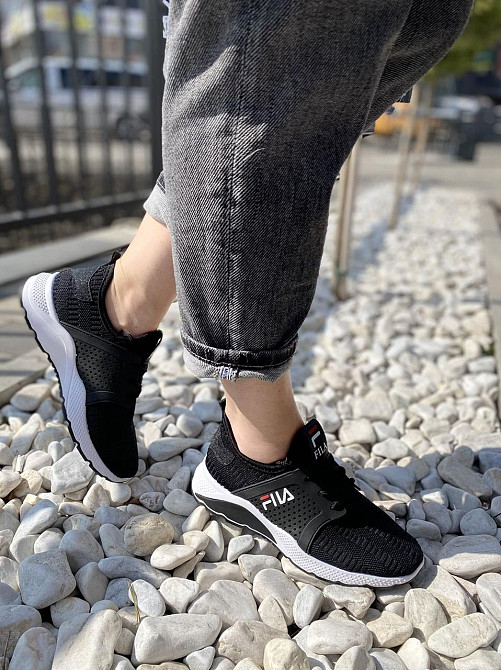 IDEAL Кросівки жіночі IDEAL 219 чорні (весна-осінь, текстиль + сітка) (2473) Коломыя - изображение 7