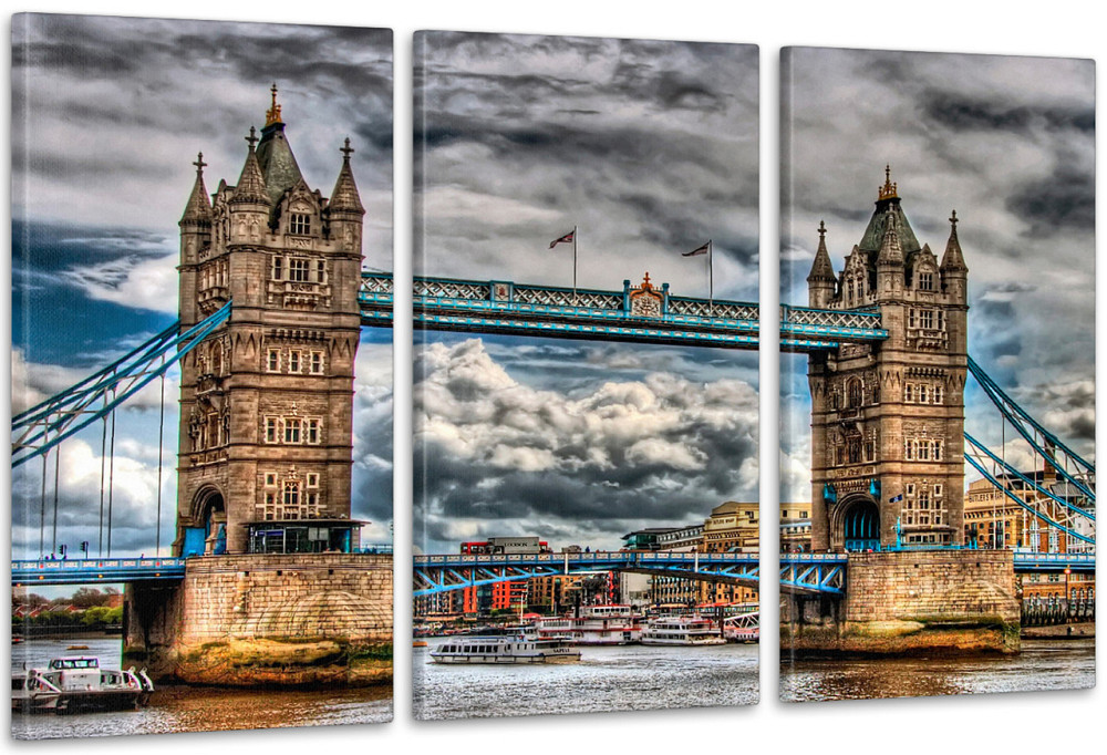 Модульная картина в гостиную / спальню   Тауерський міст   ART-002_3A Киев - изображение 1