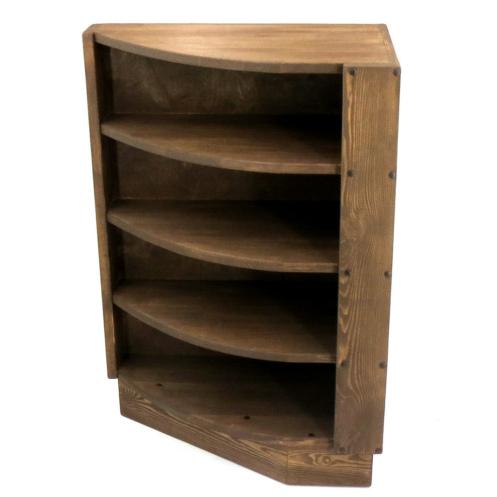 Угловая настенная полка 