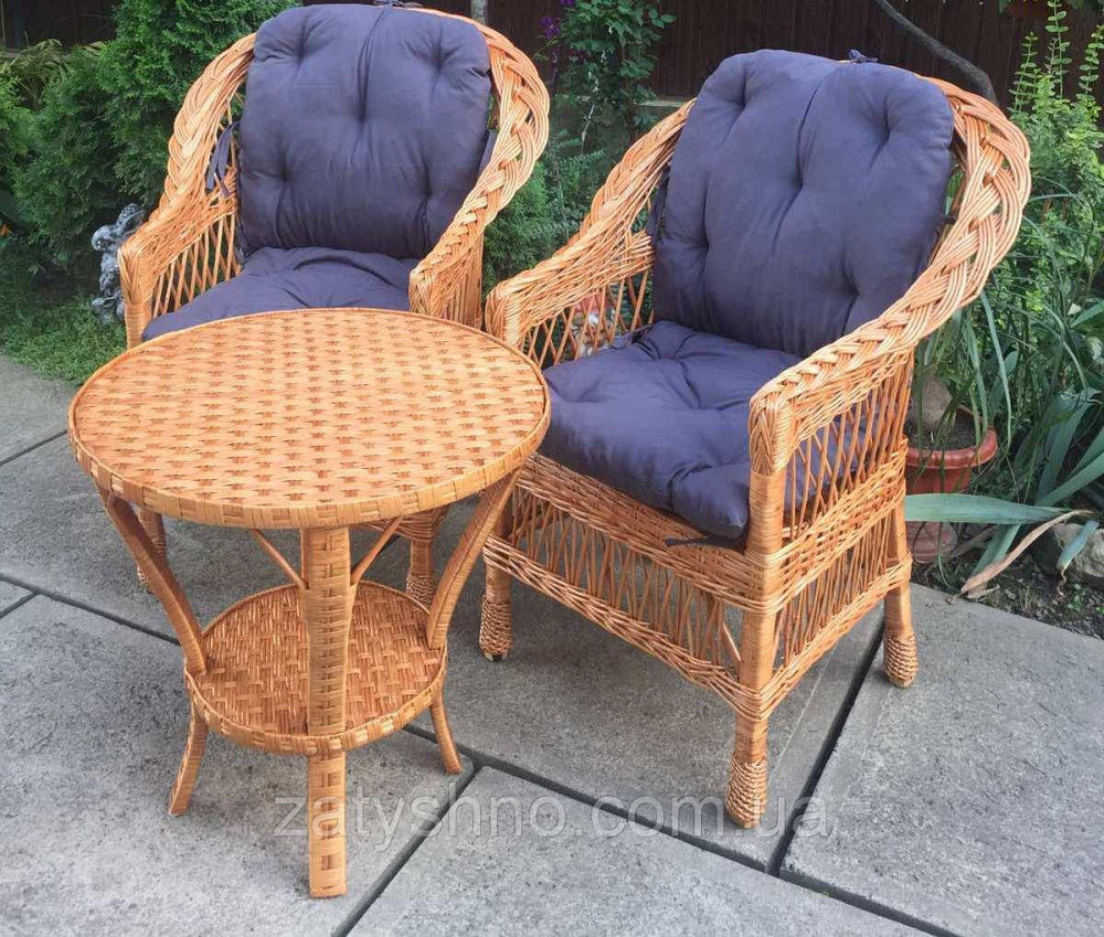 Мебель плетеная из лозы  |  Мебель из лозы с подушками |мебель плетеная с овальным столом Киев - изображение 10