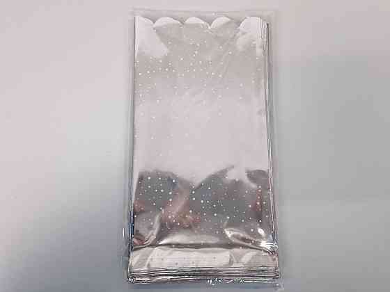 Пакет із малюнком для пакування подарунків (15*30) No78 фольгований "Капелька" (100 шт.) Харків