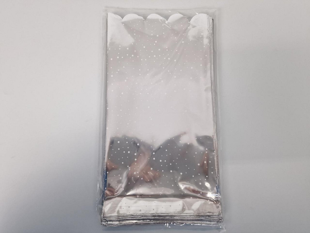 Пакет із малюнком для пакування подарунків (15*30) No78 фольгований "Капелька" (100 шт.) Харків - фото 2