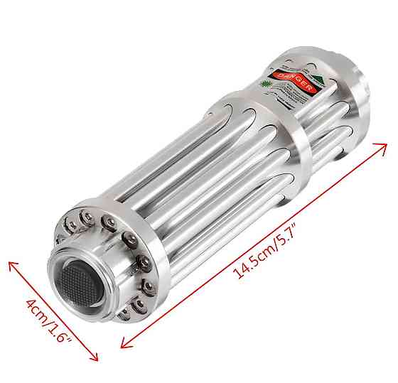 Найпотужніша лазерна указка RESTEQ з дальністю 10 км, акумулятор, зарядка, кейс Київ
