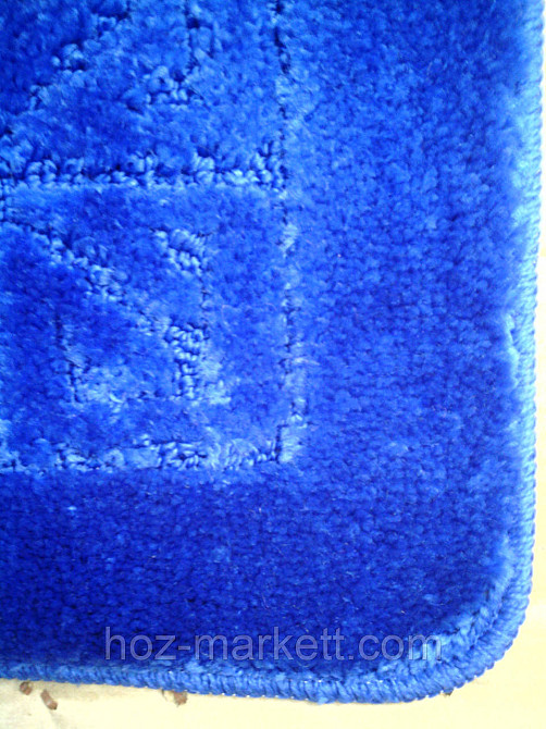 Набор ковриков для ванной и туалета синий производство Турция Харьков - изображение 5