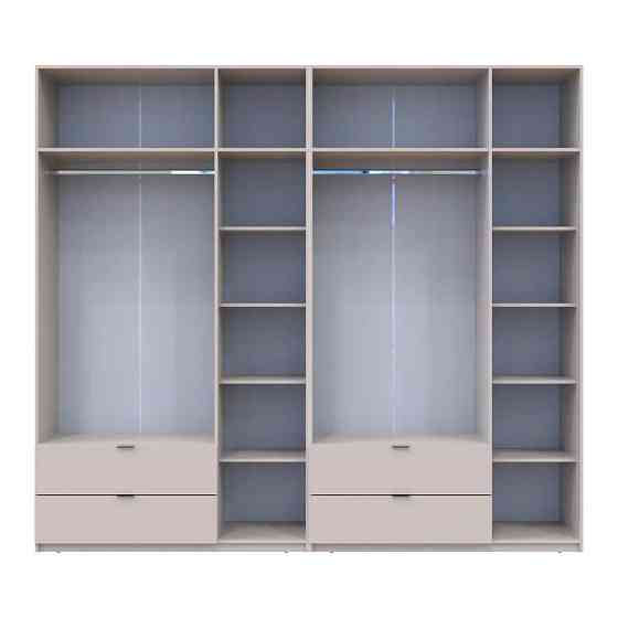 Шафа для одягу Doros Лукас Кашемір 3+3 ДСП 270х50х240 DRS-011715 (42005116) Львів